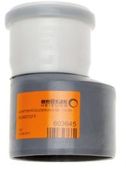 BRÖTJE Adapter reductie BK 110-80 kunststof, 603645