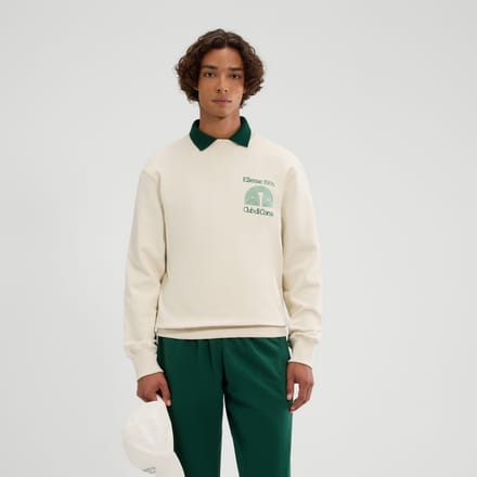 Ellesse Mannen Club Di Corsa Hoodie (Off White)