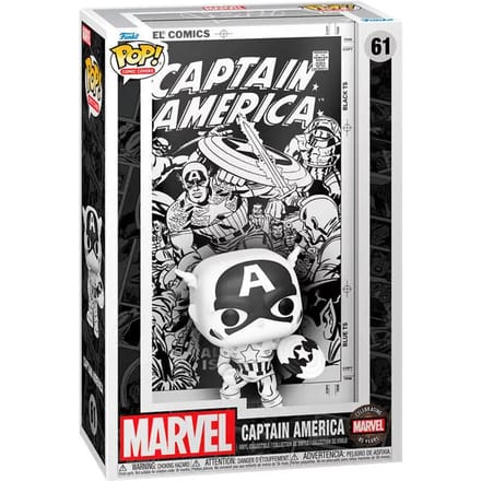 Pop Comic Cover: Marvel 85th Anniversary - Captain America Funko Pop #61