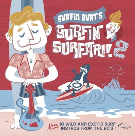 Various Artists - Surfin Burt's Surfin Surfari! 02 (LP) (Coloured Vinyl)
