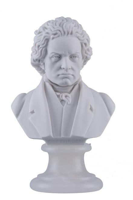 Music Gifts - Albast standbeeld Beethoven 22 cm