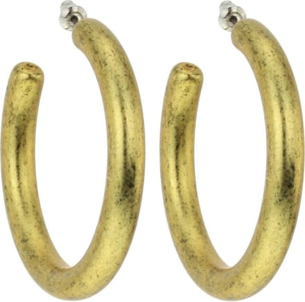 Behave - Dames oorringen goudkleur retro stijl 4,5 cm boho chique