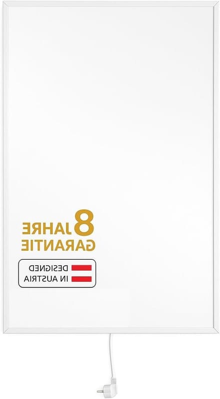 Infrarood Verwarming - Paneel Verwarming - Ruimte Verwarmen - 3-in-1 Gebruik - 60 x 90 cm - Mat Wit