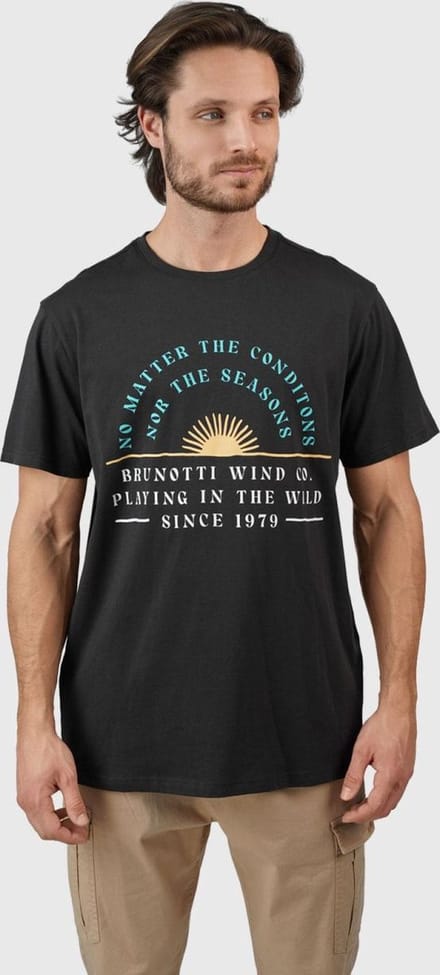 Brunotti Leeway Heren T-shirt - Zwart - M
