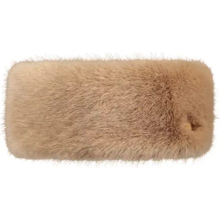 BARTS Fur Headband Hoofdband Dames - One Size - Light Brown
