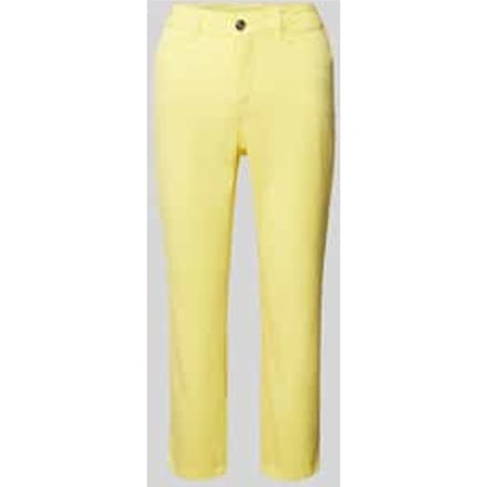 Slim fit broek met verkort model