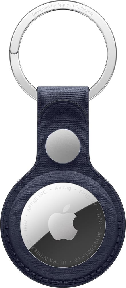 AirTag FineWoven Key Ring AirTag sleutelhanger Apple AirTag Navy