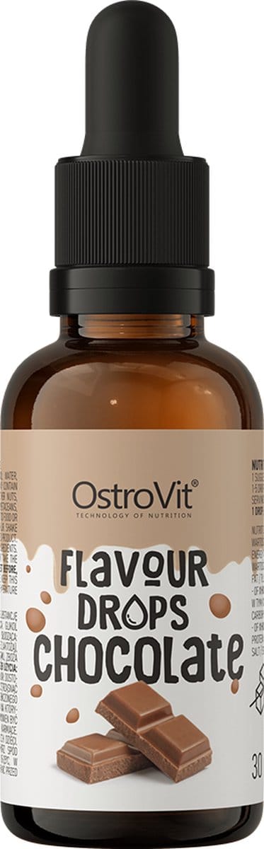 OstroVit Flavour Drops – Smaakdruppels – Chocolade Smaak – 30ml
