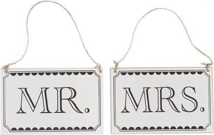 Ginger Ray - Ginger Ray - Mr & Mrs bordjes
