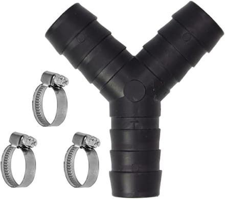 Solidchoice - Y Distributor Connector met 3-Delige Slangklemmen