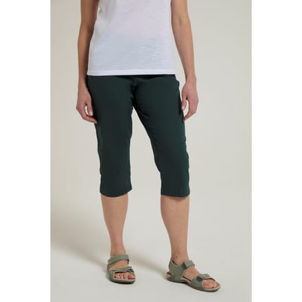 Mountain Warehouse Dames/Dames Kuststretch Capri (Groen)