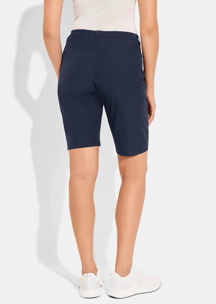 Bermuda van Active-stretchmateriaal - donkerblauw - Gr. 36 van Goldner Fashion