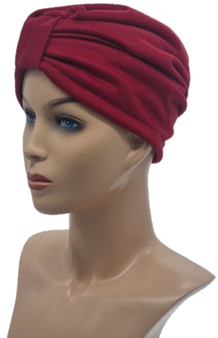 Johnson Headwear® - Chemo muts - Bordeaux Rood - Dames muts - Chemo Cap - Muts - Cap - Hoofddeksel - Zomer Mutsje