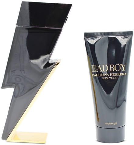 Carolina Herrera Set Bad Boy Edt 100ml Gel 100ml All Over Wash 100ml@