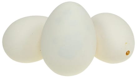 Ganzeneieren 8cm 10 stuks, 10 Stück