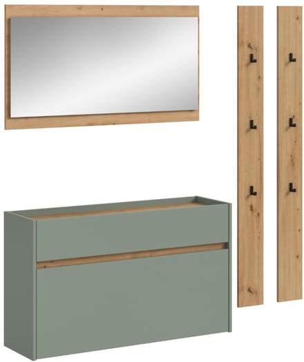 Drive garderobe opstelling D28 salvie decor.