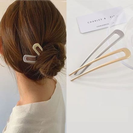 Haarpin U-vorm -Haar Pin - Hairpin Bruid Goud -2 Stuck - L 11cm
