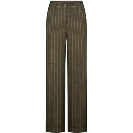 Wide Fit-broek Van Peter Hahn groen