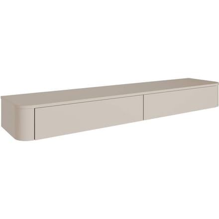 Selsey Luvio Slim – Hangend TV-meubel, kasjmiergrijs, 175 cm