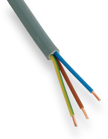 Dynamic Voedingskabel YMVK 3 x 2,5 mm² Lengte: 3 meter