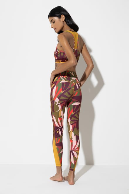 Leggings op enkelhoogte Serie Flexible Green Valley