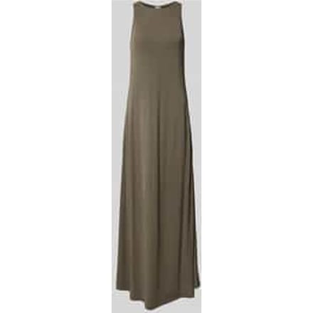 Midi-jurk met ronde hals, model 'ACCENTO'