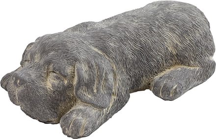 Countryfield - Slapende hond Bello S antraciet-L23B10,5H6,5CM
