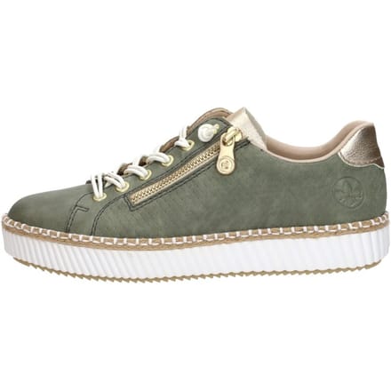 Rieker Sneakers - Dames - Groen - Maat:40