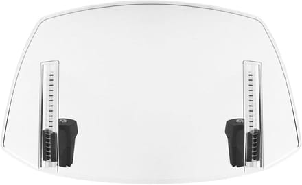 Fiets Winddeflector - Verstelbare Spoiler - Verbeterde Bescherming - Gestroomlijnd Aerodynamisch - 30x19x5 cm - Transparant