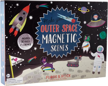 Floss & Rock Magnetische Puzzeldoos, Ruimtevaart - 22 x 30 cm