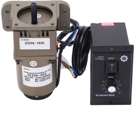 Allecto - Asynchrone Gear Motor - Enkele Fase Motor met Aanpasbare