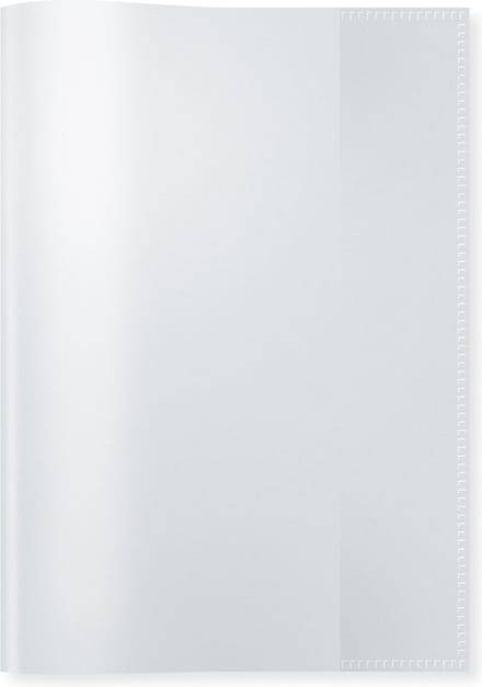 Exercise book cover PP A5 transparent/colourless - Transparent - Polypropylene (PP) - Man/Woman - 148 mm - 210 mm - 1 pc(s)
