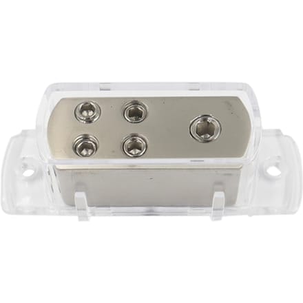 Splitterbox voor auto-audioconversie, 4-weg aardingsconnector voor audioconversie, 4GA8GA-lijnsplitter transparant