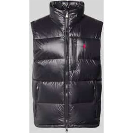 Regular fit donsbodywarmer met opstaande kraag