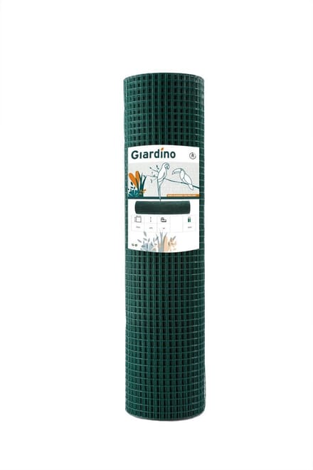Gelast gaas geplastificeerd groen 12,7x0.9mmx51cm