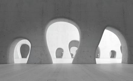 Abstract Modern Architecture Photo Wallcovering