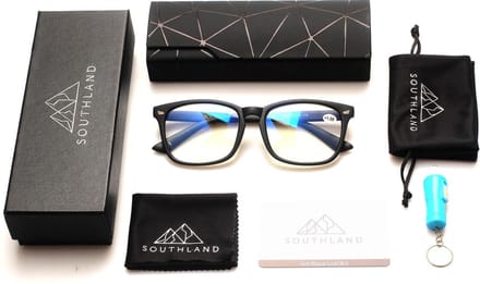 Southland Computerbril Met Sterkte +1 - Blauw Licht Bril - Blauw Licht Filter Bril - Blue Light Glasses - Beeldschermbril - Blue Light Filter Bril