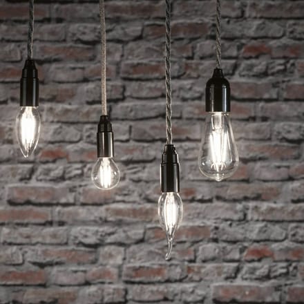 Filament 230 V LED kaars E14 470lm 4,8W 4000K Mat