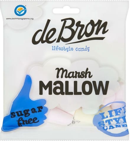 De Bron Marshmellow Suikervrij 12 x 75GR - Voordeelverpakking