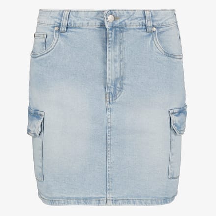 TwoDay cargo dames spijkerrok lichtblauw - Maat XS