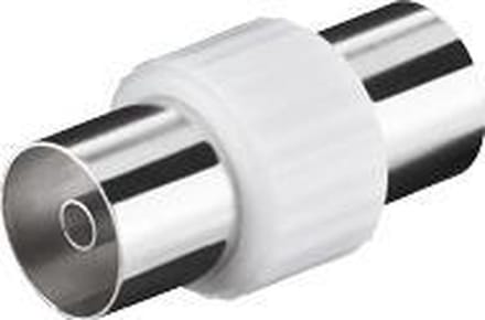 Goobay Coax-adapter: coax-contrastekker > coax-contrastekker, bulkverpakking