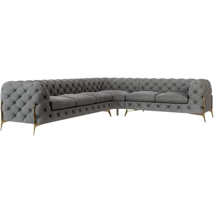 5-zitshoekbank Chelsea rechts velvet | Ropez