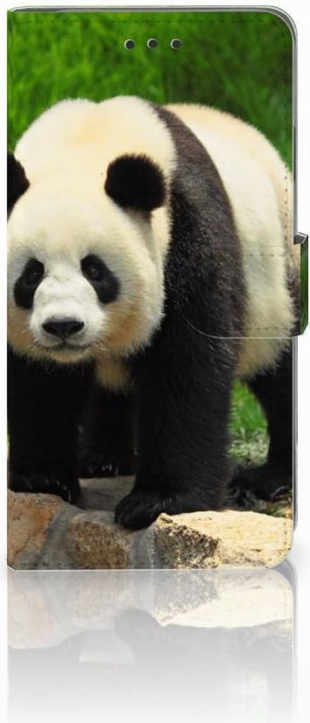 Apple iPhone Xs Max Telefoonhoesje met Pasjes Panda