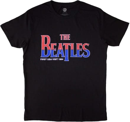 The Beatles - First USA Visit Heren T-shirt - M - Zwart