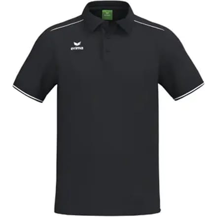 Erima Cmpt 3 Wings Polo Heren - Zwart / Wit | Maat: M