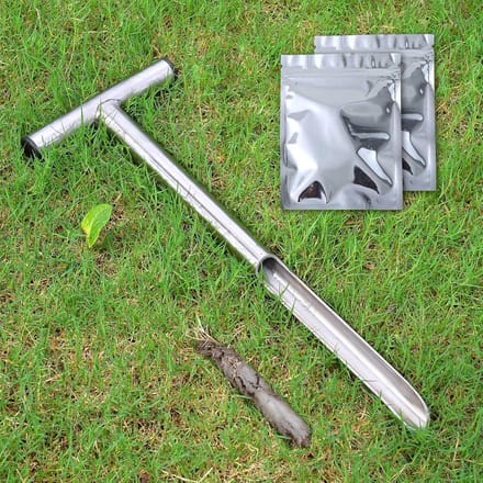 Bodem Sampler Sonde - Grond Test Kit - Landbouw Bosbouw - T-Stijl Handvat - 16 Inch