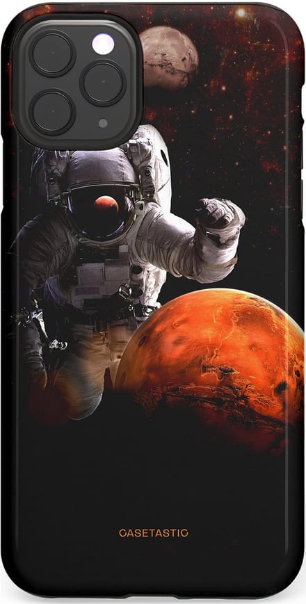 Casetastic hoesje geschikt voor Apple iPhone 11 Pro Max - Dubbellaagse bescherming - Stellar avontuur - Fashion Case - Zwart