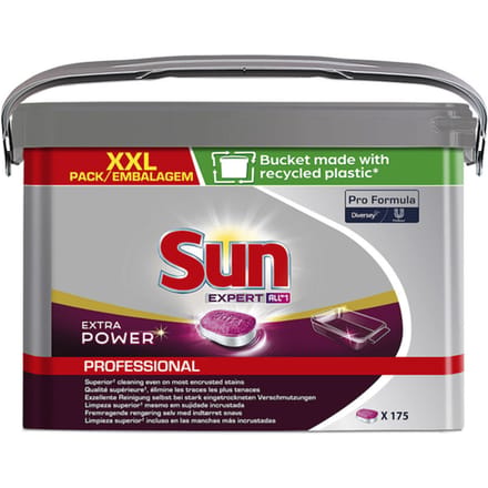 Vaatwastabletten Sun Pro Formula All-in-one extra power 175 stuks