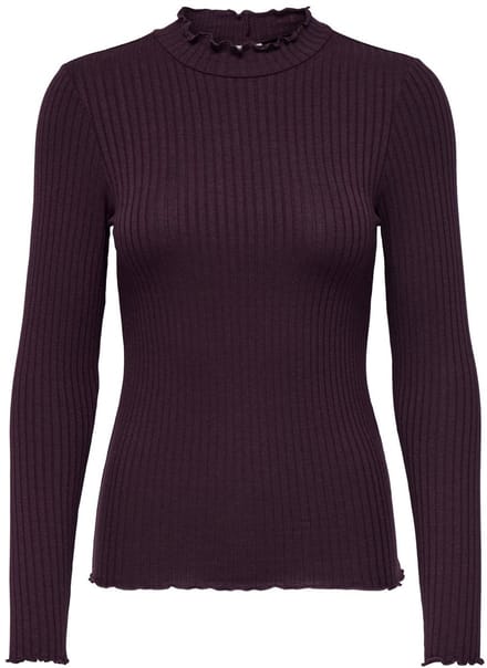 JDY - JDYFRANSISKA L/S HI-NCK TOP JR Dames Top