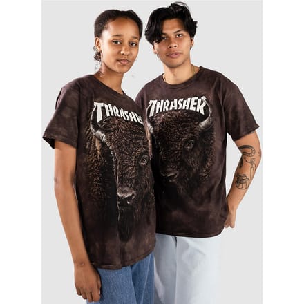 Thrasher Bison T-Shirt bruin